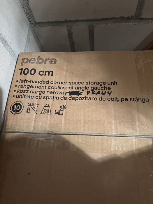 Kosz cargo  prawy pebre 100 cm