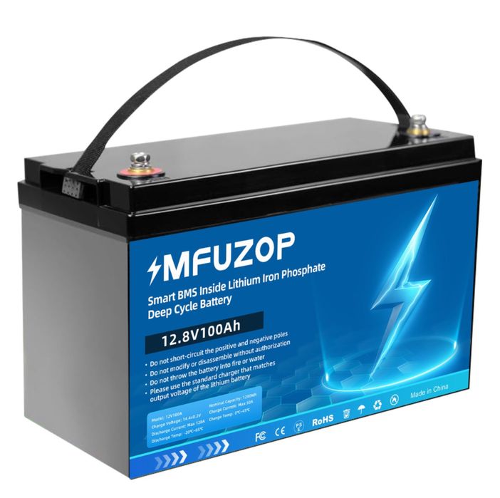 Акумулятор MFUZOP 12.8V 100Ah LiFePO4