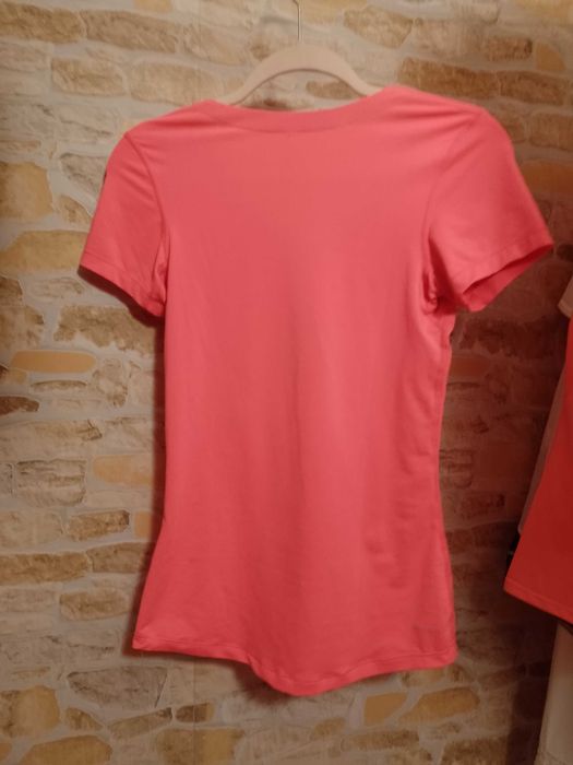 (36/S) NIKE/ Różowa, neonowa bluzka Top fitness z Londynu