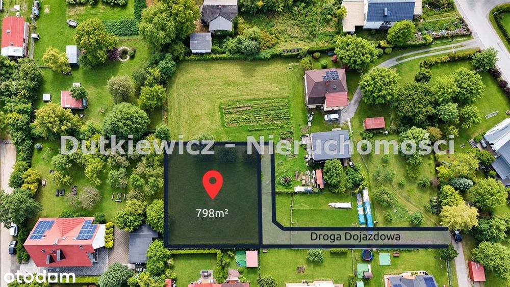 Działka budowlana 798 m² z Mpzp – Jaworze