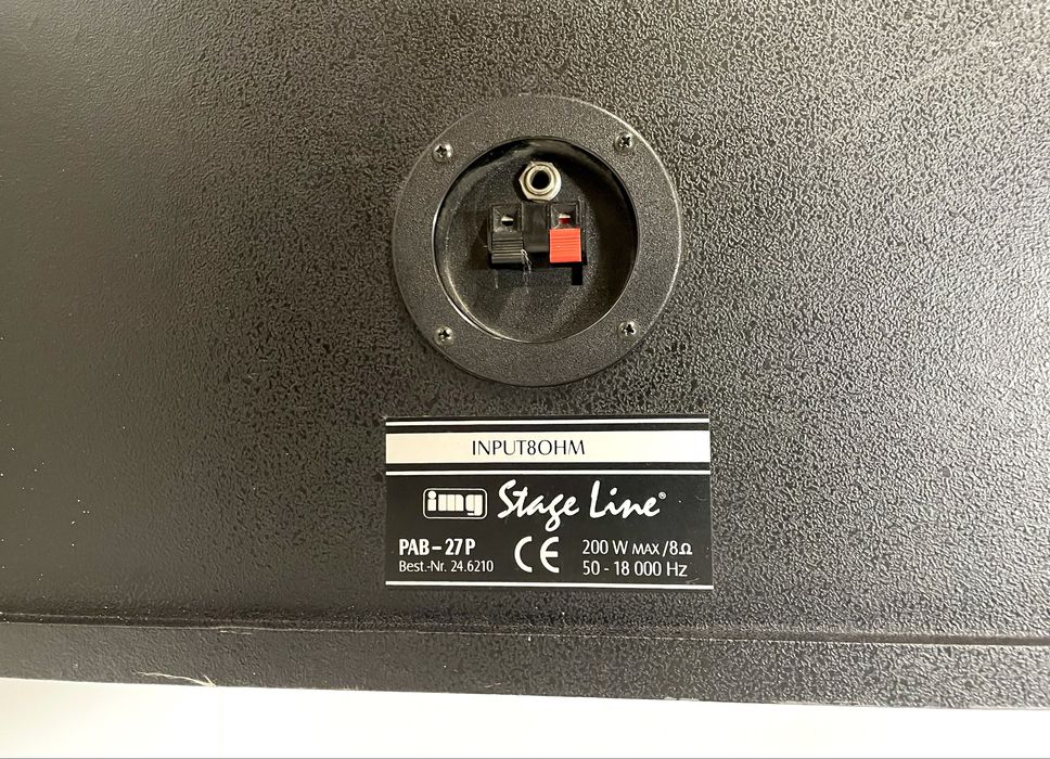 IMG Stage Line PAB-27P Kolumny Estradowe 2-drożne Bassreflex 200Watt