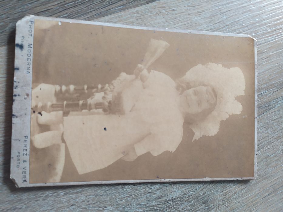 Fotos antigas em cartão