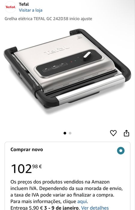 Grelhador / Sanduicheira Tefal