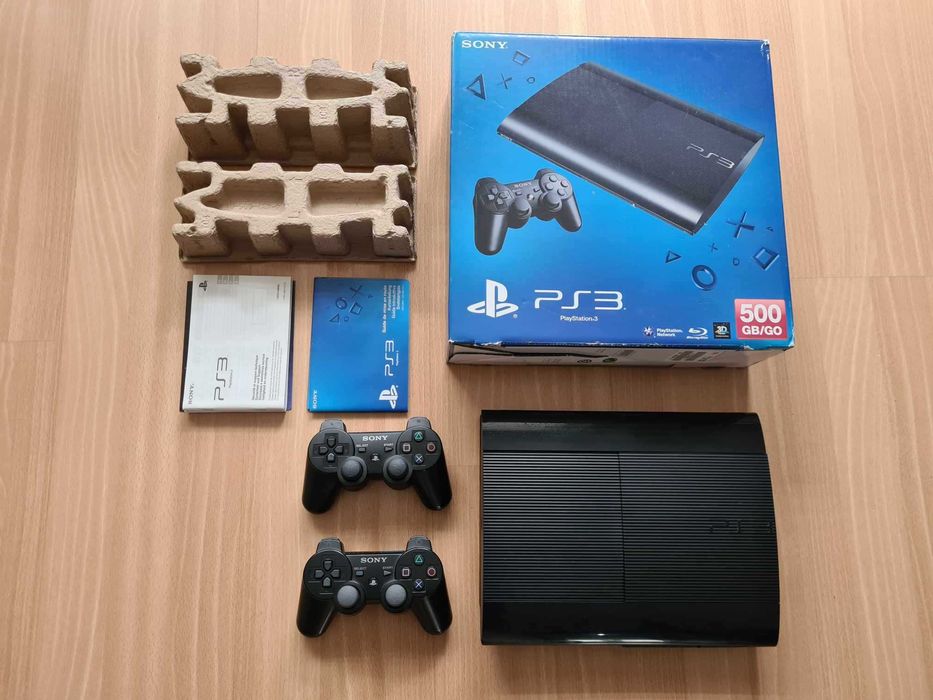 Konsola PS3 Super Slim 500gb Stan idealny z kartonem PlayStation 3