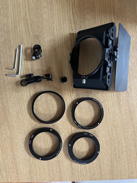 Tilta mini matte box with rod mount filter frame