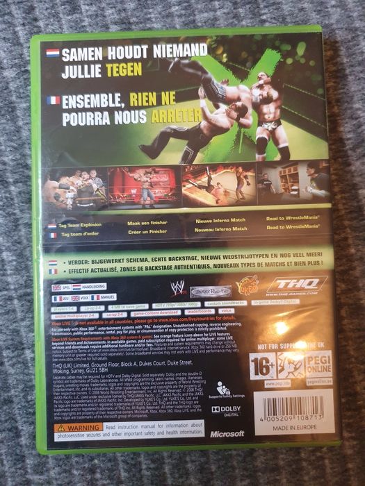 Rage i Smack down vs RAW 2009 xbox360