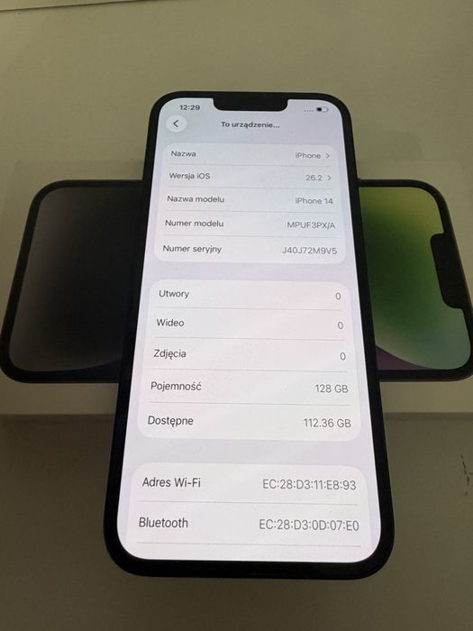 iPhone 14 128gb Midnight Bateria 100%