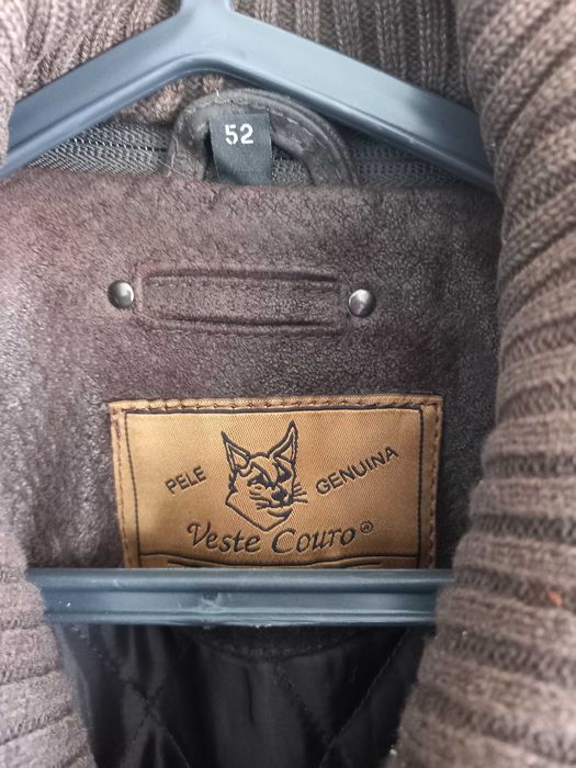 Casaco Novo em Pele Genuína Tamanho 52