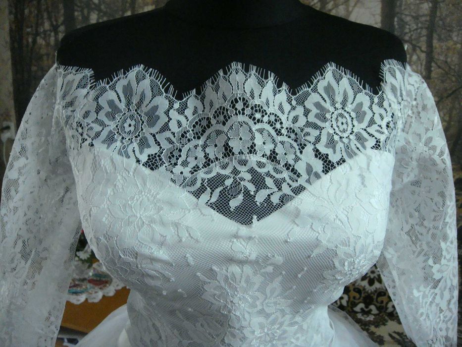 Новое свадебное платье 44-46р.