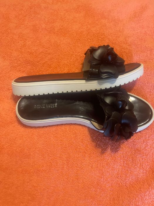 Шлепанцы Nine West, Zara, Crocs