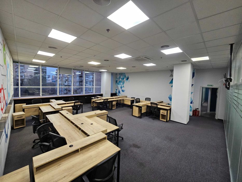 Сучасний та Дизайнерський офіс 886м.Open space+Кабінети.Шулявка.БЕЗ%
