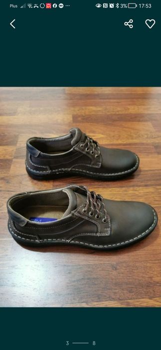 Skórzane Buty Męskie Lekkie Wygodne Comfort