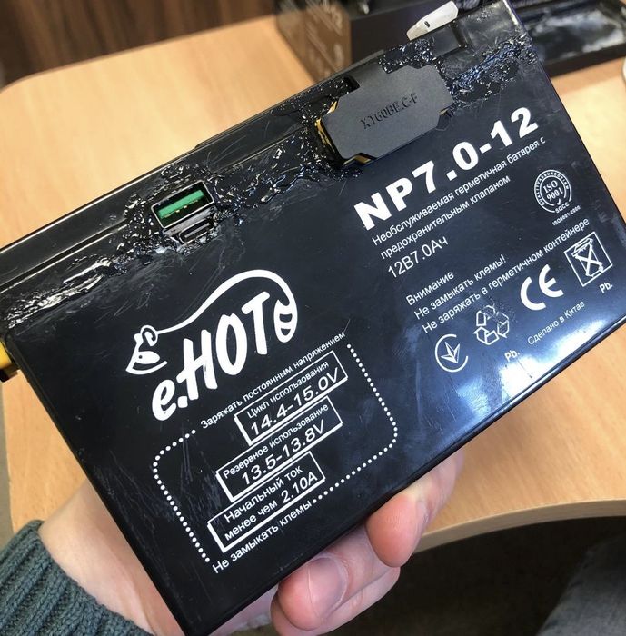 Акумуляторна батарея LiFePO4 12В 7А/год 32700 ДБЖ,UPS, Безперебійник