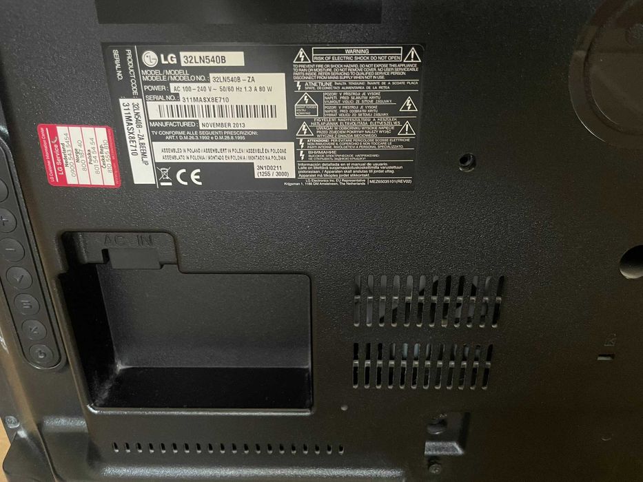 Telewizor LG 32" LED 32LN540B HDMI USB – sprawny