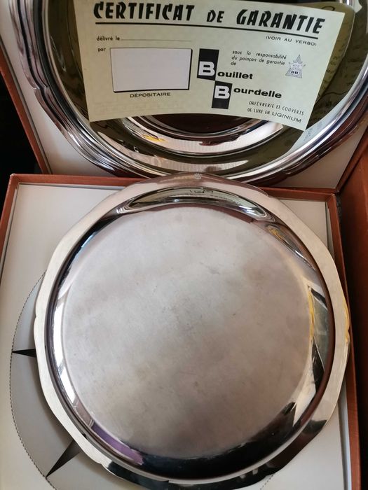 Półmisy BOUILLET BOURDELLE® Uginium lata 40-te XX wieku Francja