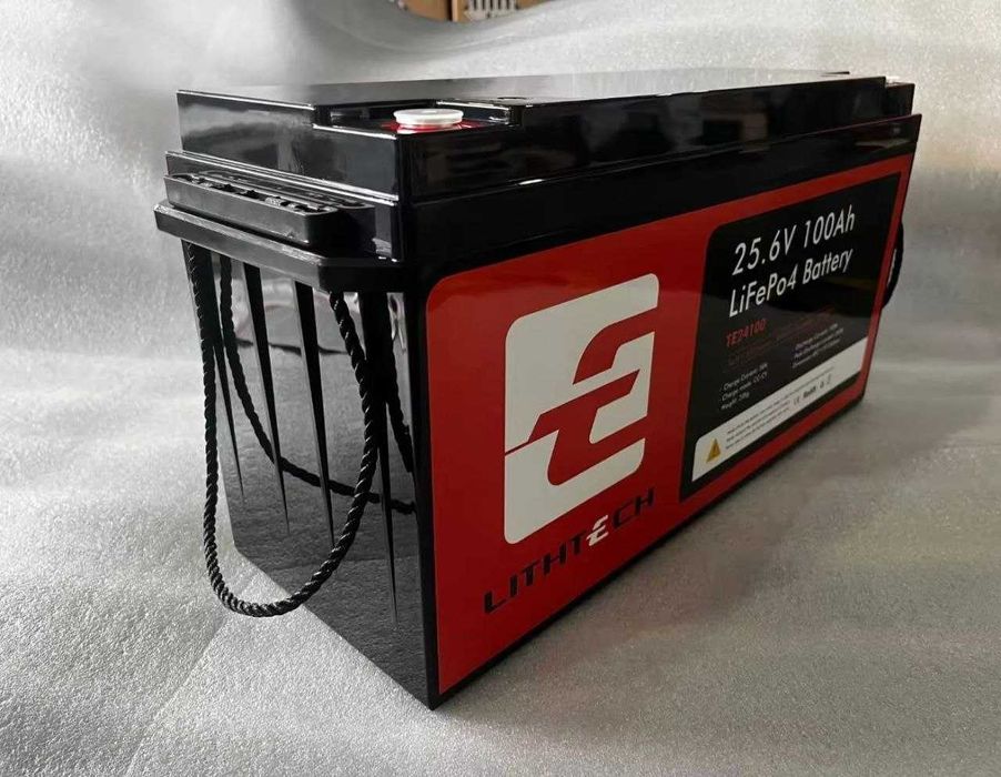 24В 100А \12в100 Блютузом Літій-залізо-фосфатний акумулятор LiFePo4