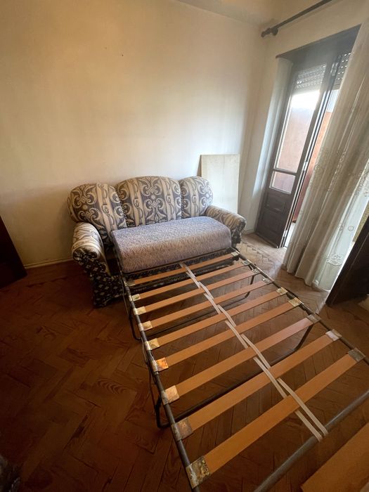 Sofá Cama + 2 Poltronas