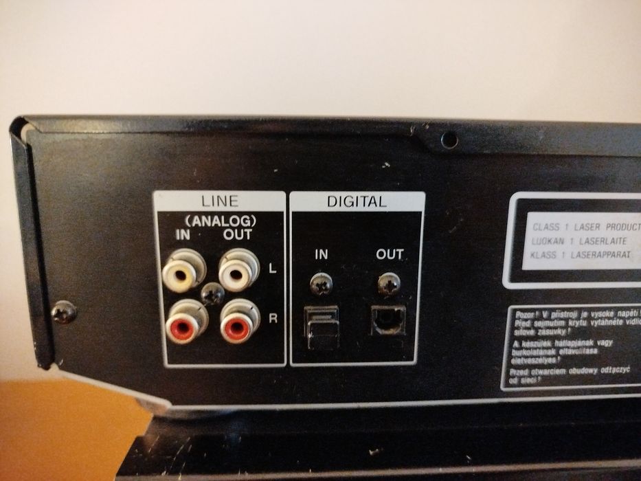 Sony MDS-JE500 minidisc (com problema na gravação)