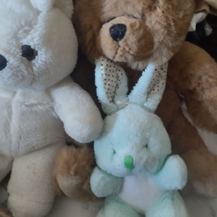 peluches pequenos e grandes