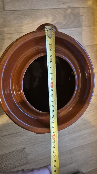 garnek kamionkowy do kiszenia kapusty, ogórków