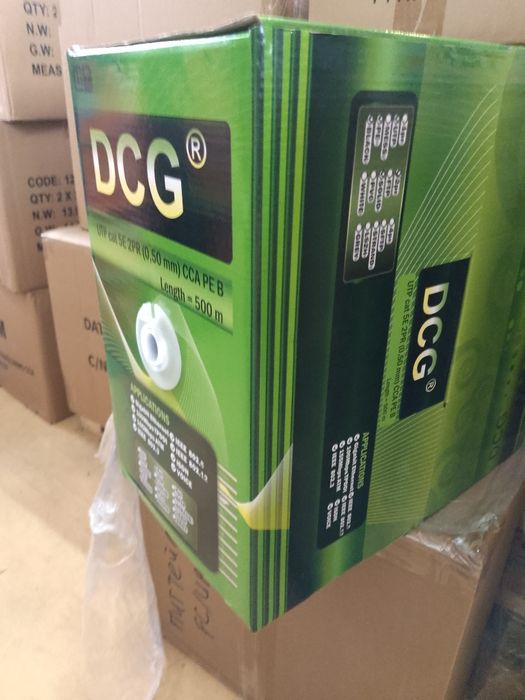 Вита пара DCG зовнішній UTP CAT-5E PE CCA 2*2*0,50 500 м