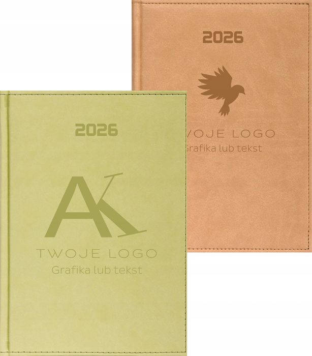 firmowy kalendarz a5 tygodniowy na 2026 rok z twoim logo grawer 50 szt