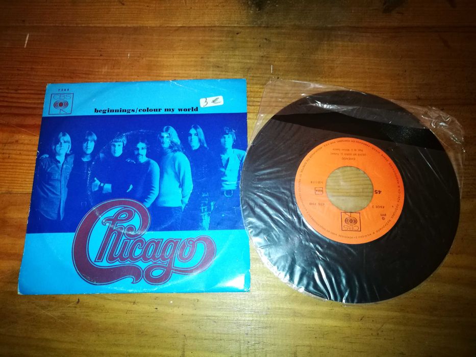 CHICAGO-Beginnings/Color my World (ED. PORT 1971) SINGLE