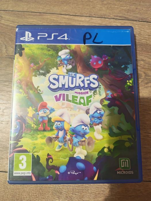 Smerfy misja złoliść smurfs mission vileaf PS4 PlayStation 4 5 Gwarancja Polska wersja