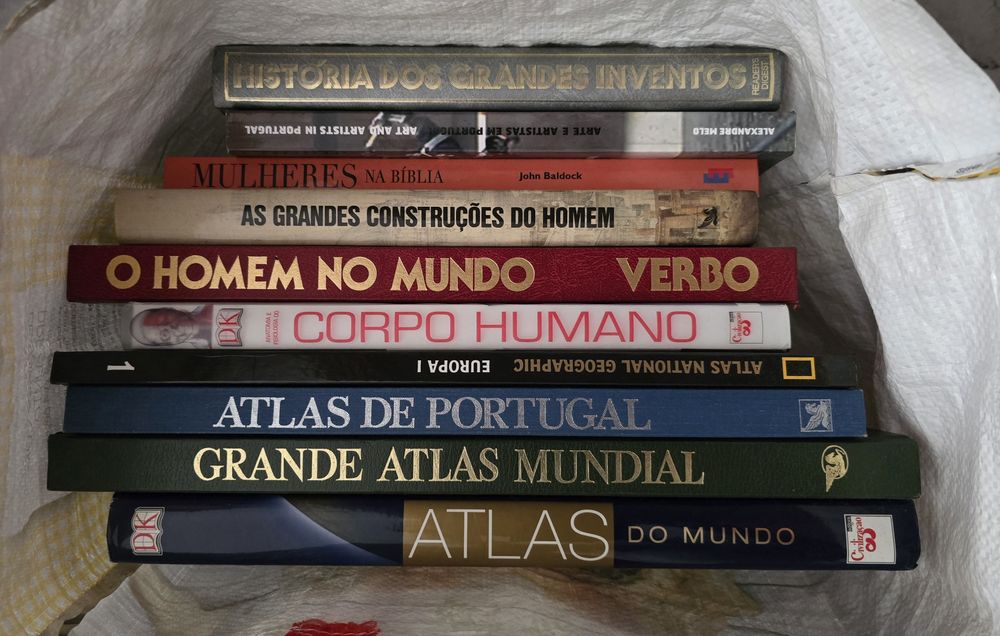 Conjunto de livros ( Atlas , etc ... )