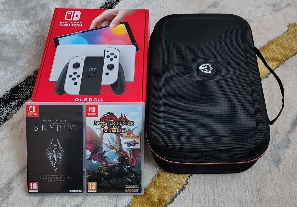 Nintendo Switch OLED gwarancja Zestaw