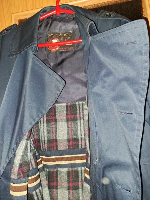 Płaszcz, prochowiec ocieplany męski