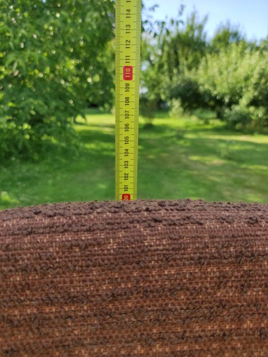 Fotel bujany tapicerowany fotel na płozach