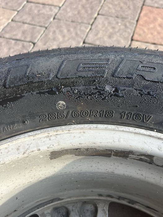 Продам шини з дисками від toyota land cruiser 200, розмір  285/60R18