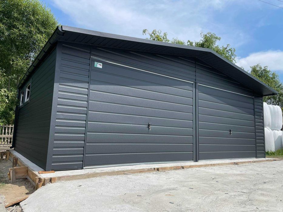 Garaż blaszany, wiata. WZMOCNIONY PROFILAMI. Producent. Cała Polska