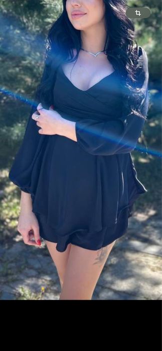 Сукня комбінезон чорна