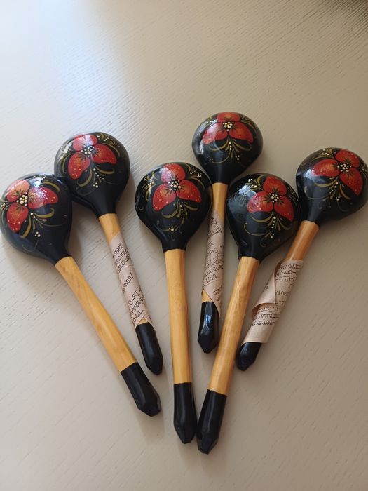 Дерев'яні ложки хохлома 19 см.