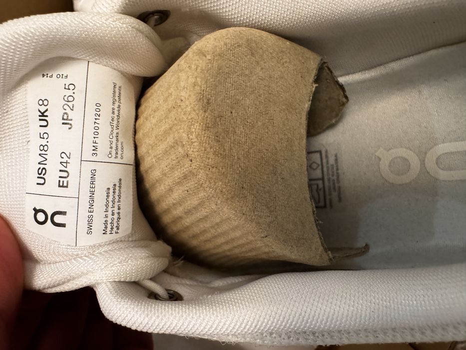 On Снікерcи Cloud 6 3MF10071200 Білий