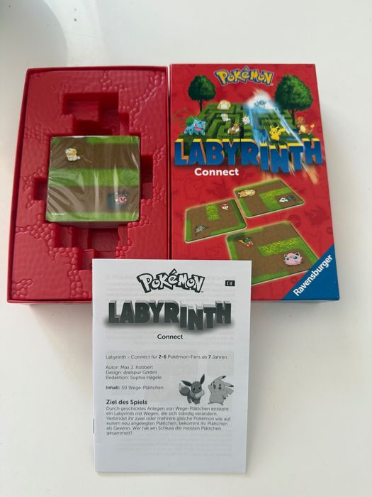 Міні версія гри Лабіринт (версія покемон) від Ravensburger