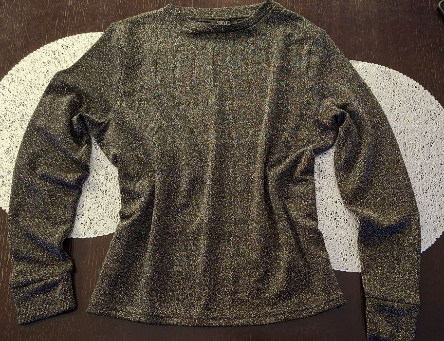 Srebrna bluzeczka Esmara R 40 sylwester impreza