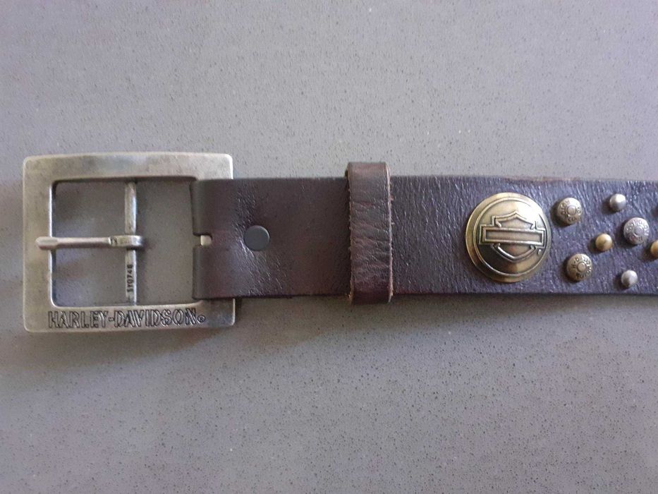 Cinto Vintage Harley-Davidson em Cabedal