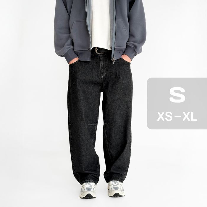 Джинси чоловічі baggy jeans широкие джинсы мужские rap pants sk8 S