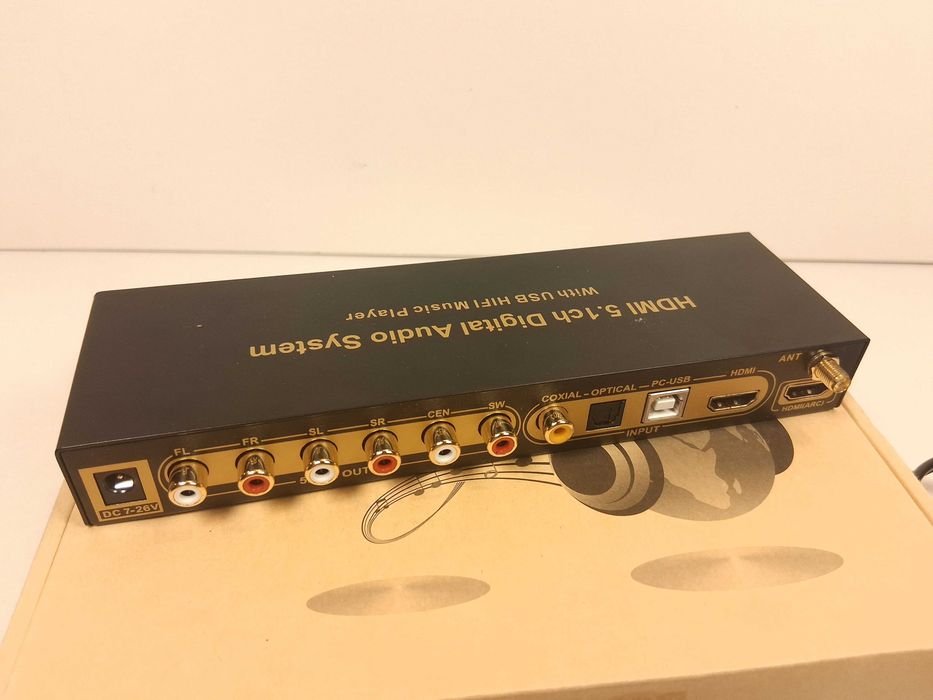 U042 Dekoder Audio System HDMI 5.1CH USB HIFI Music Player Bluetooth
