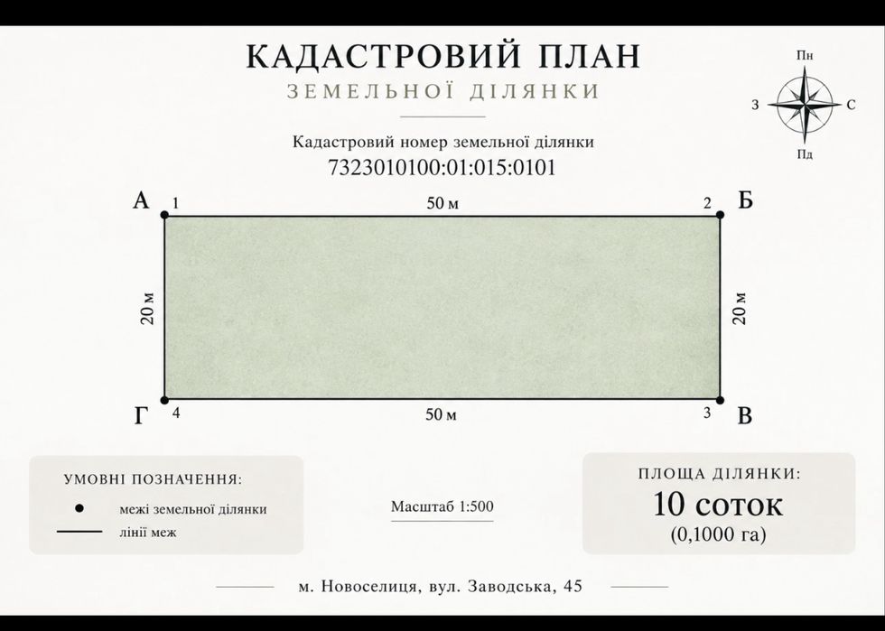 Земельна ділянка під забудову