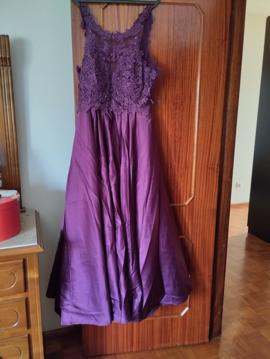 Vestido de cerimónia lilás