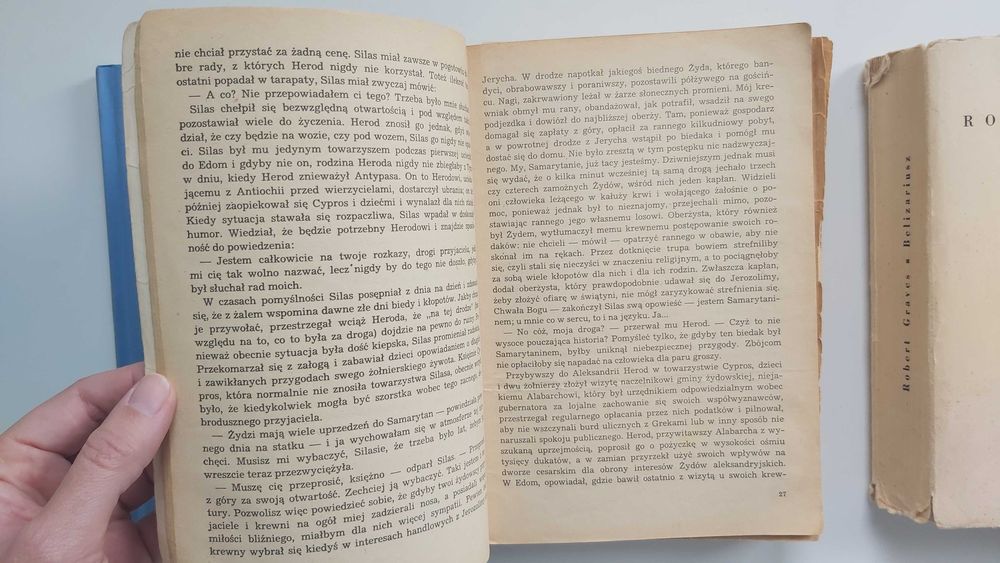 "Klaudiusz i Messalina", "Belizariusz" Robert Graves + prezent