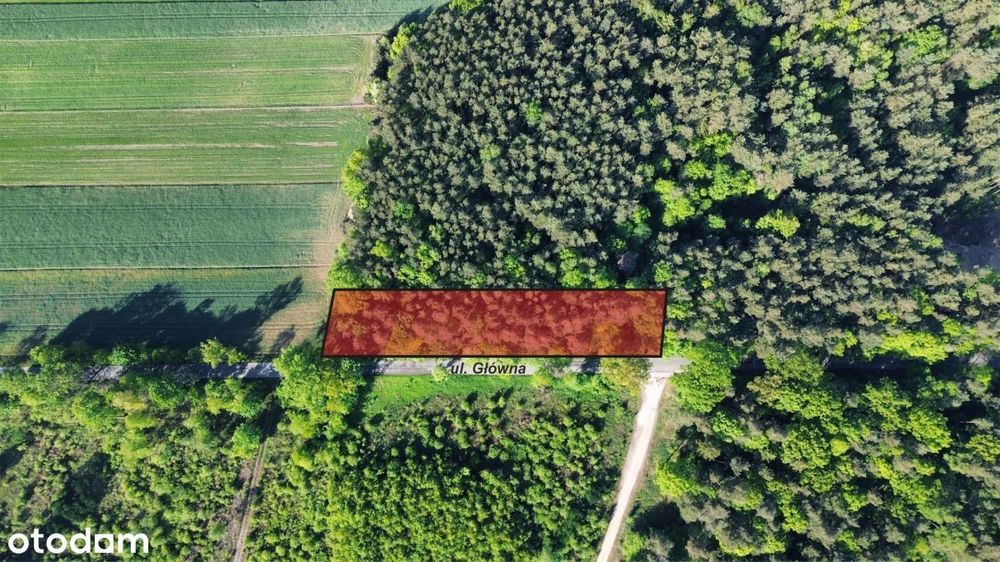 Działka budowlana - Dąbrówka - gmina Wielowieś