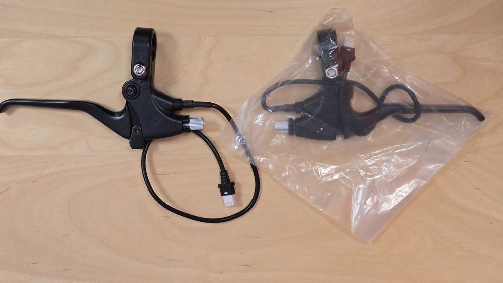 Klamki hamulcowe ze stycznikami do roweru elektrycznego (ebike) (p+l)