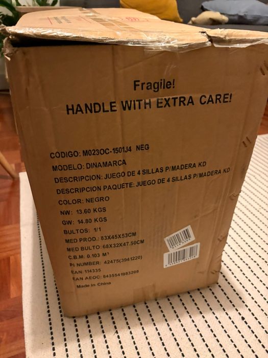 Cadeiras para mesa de jantar ou escritório