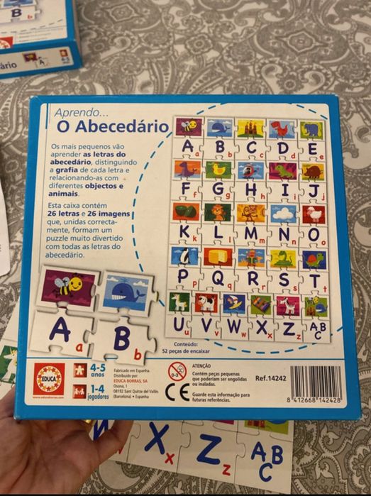 Jogo “aprendo o abecedario”