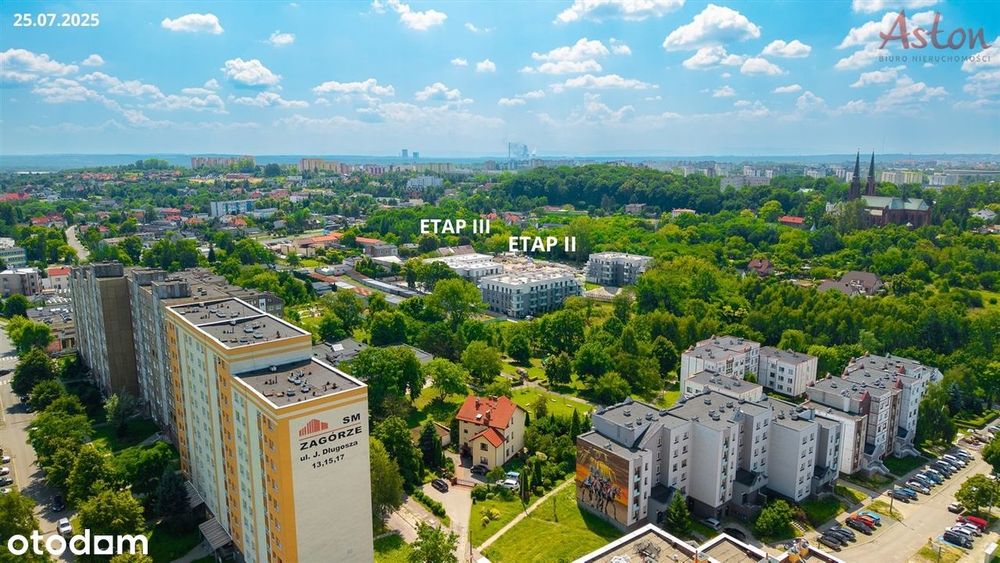 Sosnowiec mieszkanie 3 pokoje - duży taras, staw